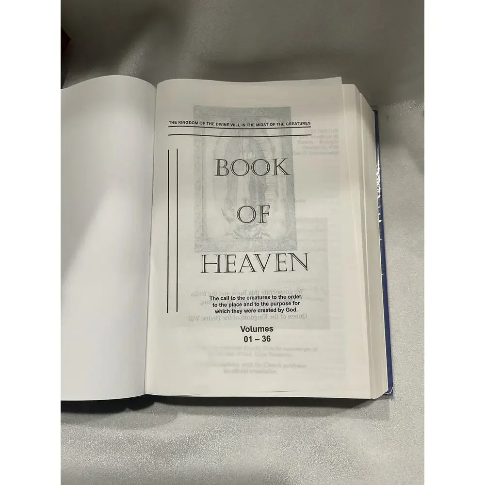 Book of Heaven All 36 Volumes Limited Edition Hardcover Luisa Piccarreta Divine